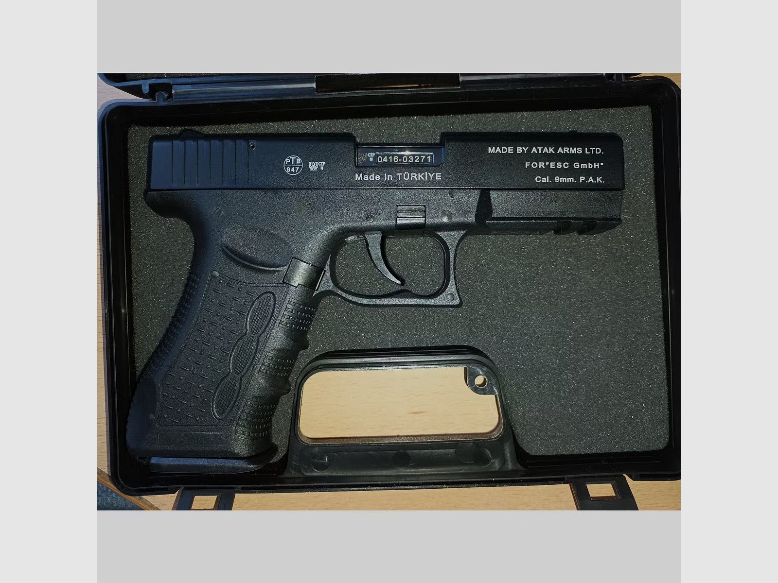Zoraki Modell 917 brüniert - chrom, Kaliber 9 mm P.A. (P18) 