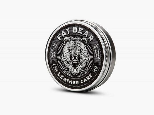 FAT BEAR leather care, black, 100 ml