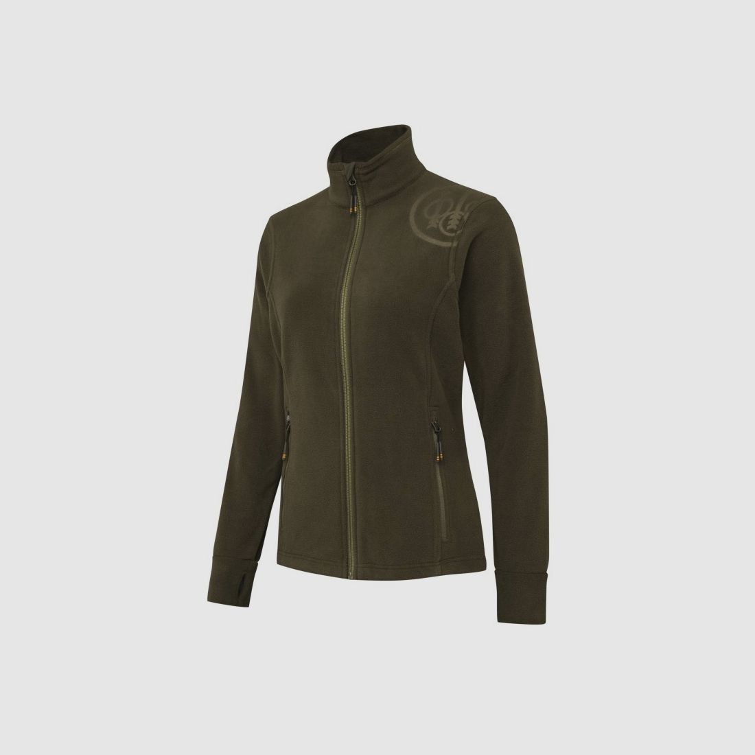 Women's fleece jacket BERETTA HP Logo Full Zip - Green Moss, image 3 of 3