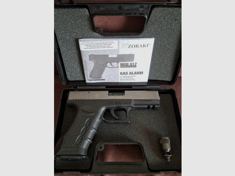 Zoraki 917 blank firing pistol 9mm P.A.K. Titan (PTB 1023)