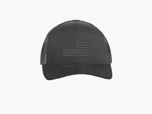 Gray Cap with American Flag