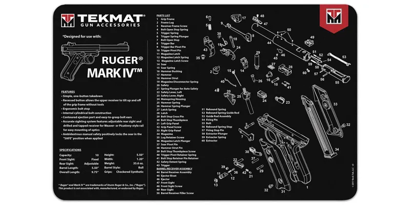 Tekmat Pistolen-Reinigungsmatte, Bild 6 von 8