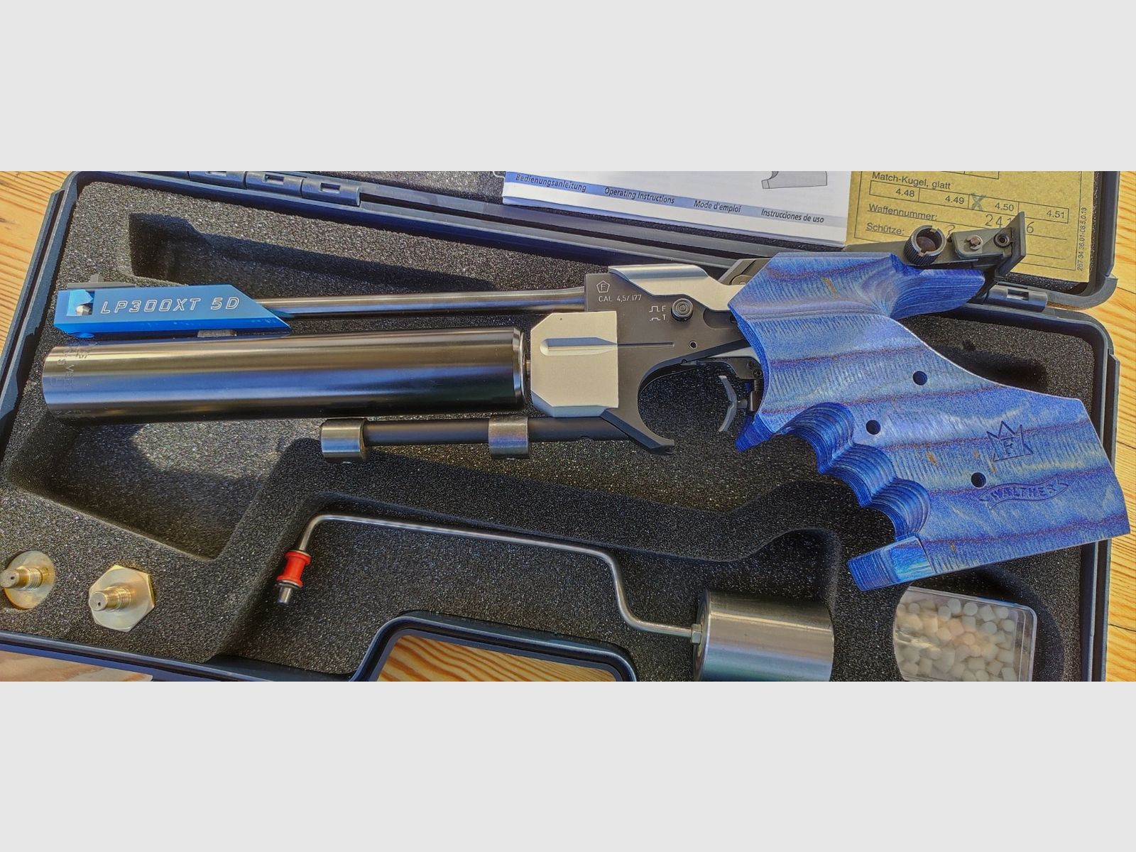 Walther LP 300 XT 5D Grip RE M