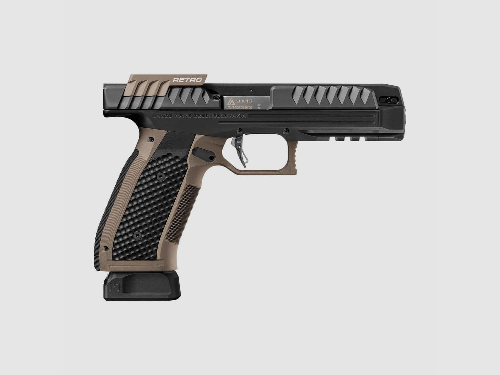Laugo Arms Alien Retro Kit Pistol Black/Green – 9 mm Para, image 1 of 2
