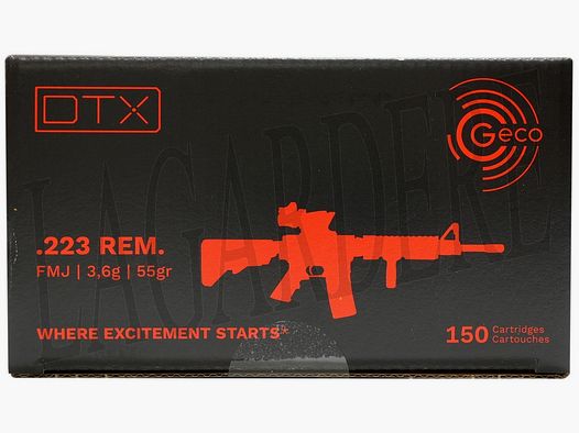 GECO DTX FMJ 55 GRS (PATRONE)