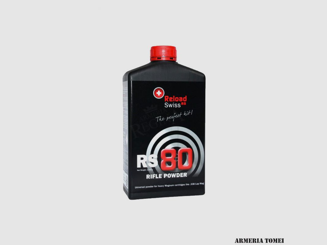 RELOAD SWISS – RELOADING POWDER – RS80 PACKING 1000GR