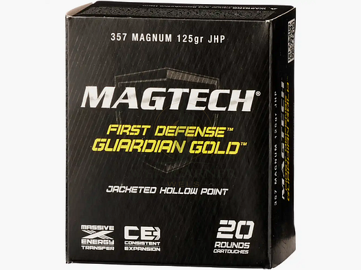 Magtech .357 Magnum Guardian Gold JHP 8.1g/125grs.