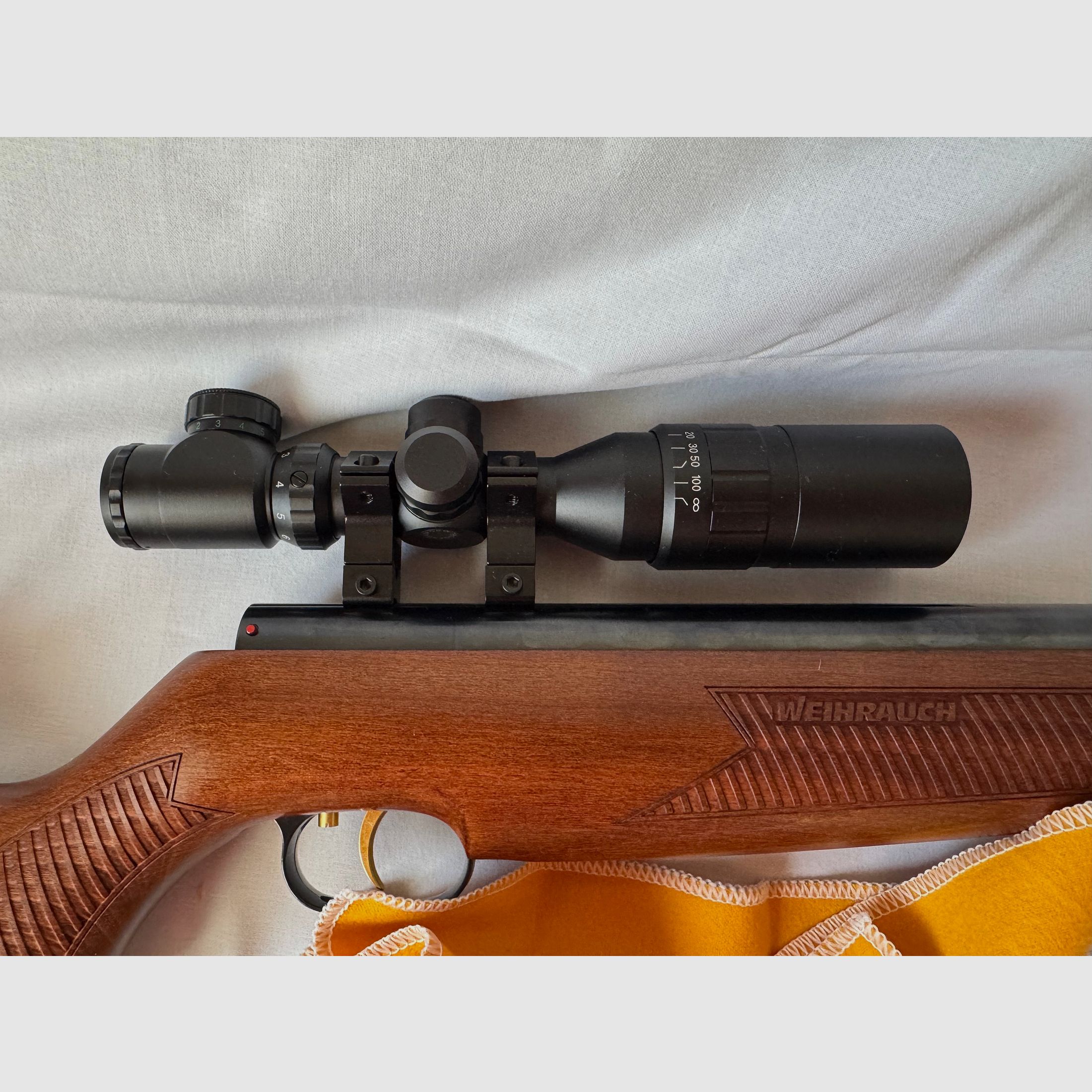 Weihrauch HW 97 K 5,5 Export Feder + Zielfernrohr + Reinigungsset