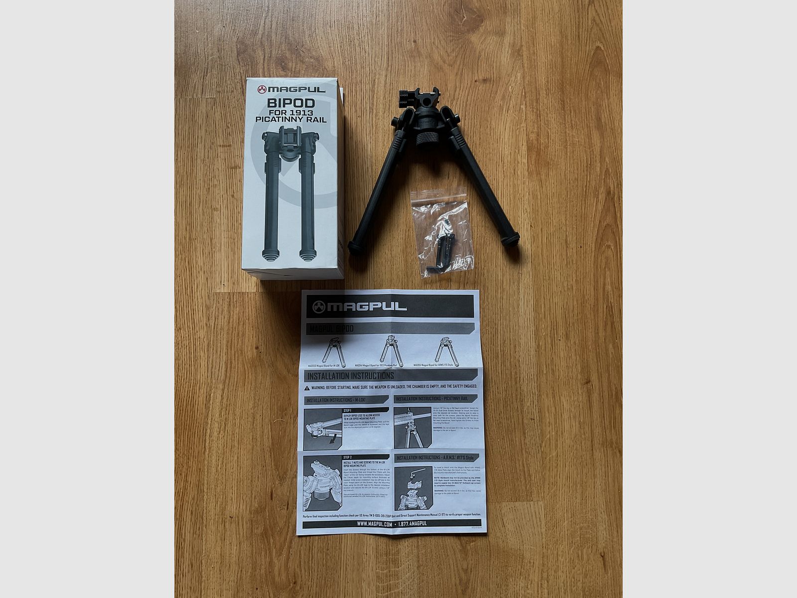 MAGPUL bipode para riel Picatinny