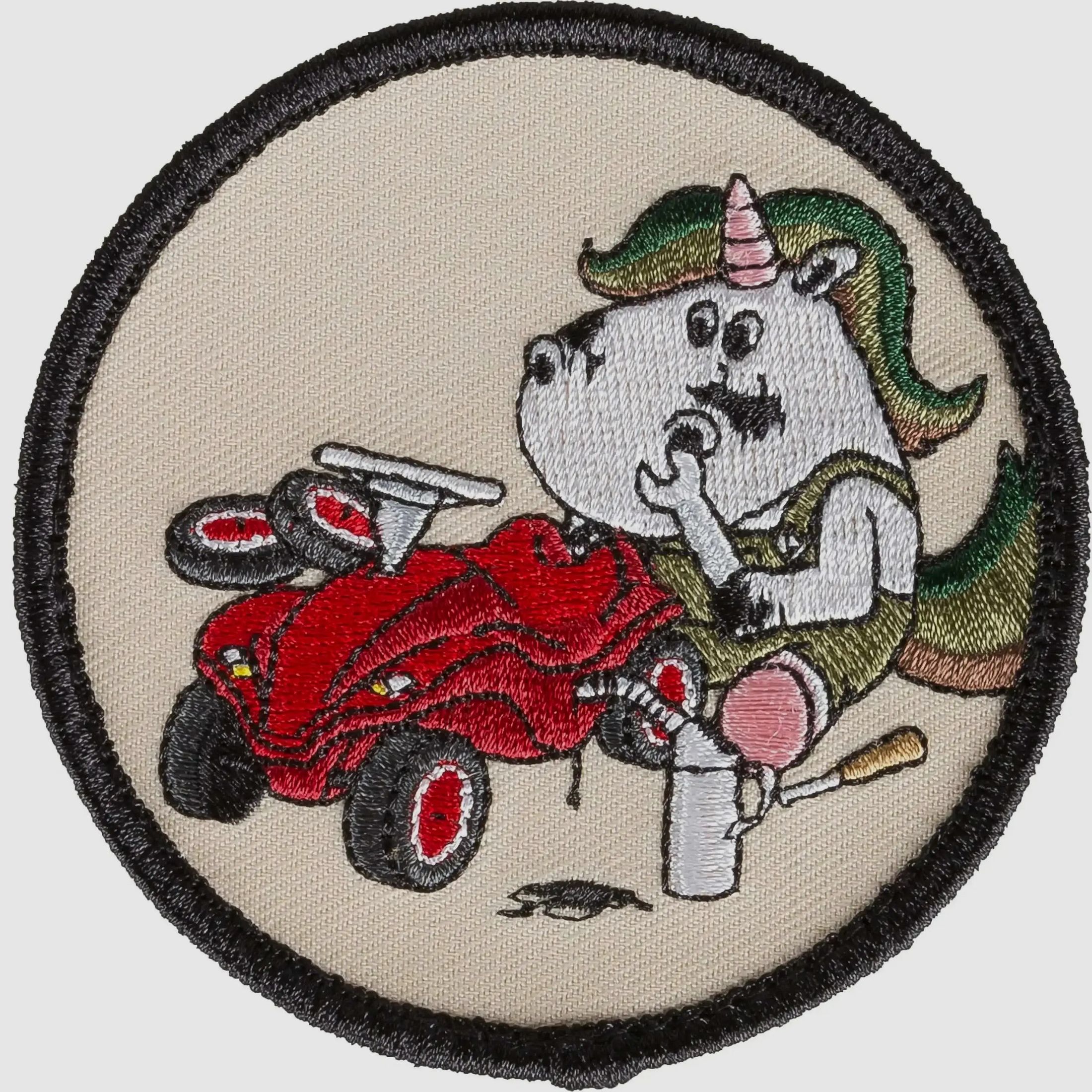 Café Viereck Patch Instandsetzung Einhorn
