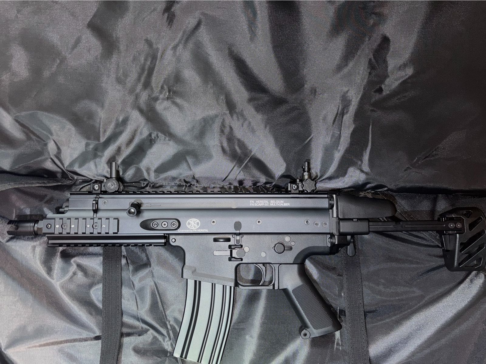 Begadi MK16SC Sport / FN Herstal SCAR-SC Upgrade S-AEG mit Begadi CORE EFCS / Mosfet, FSWS & PRO HopUp, Metall Version