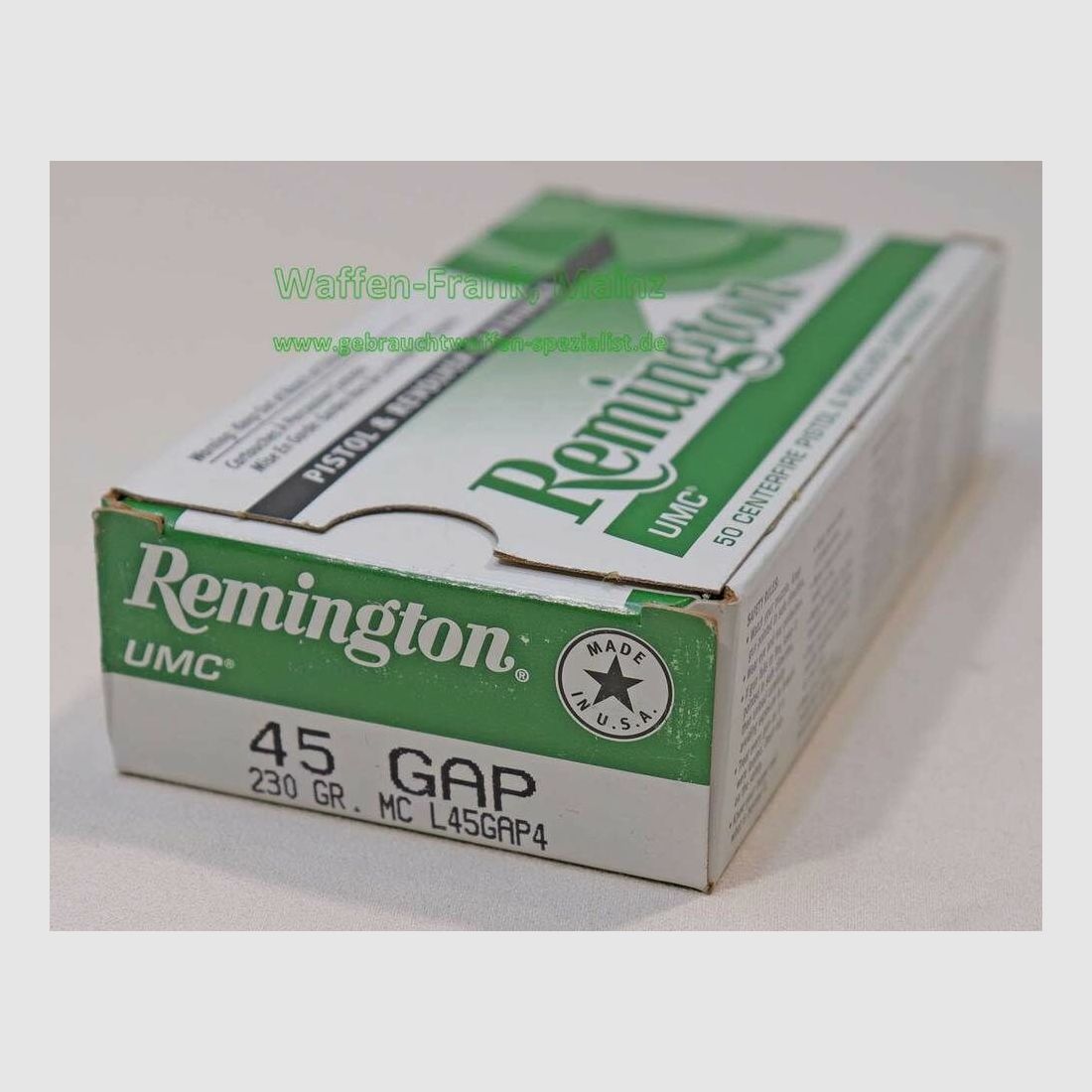 Remington - USA munición para pistolas/revolvers UMC .45 GAP