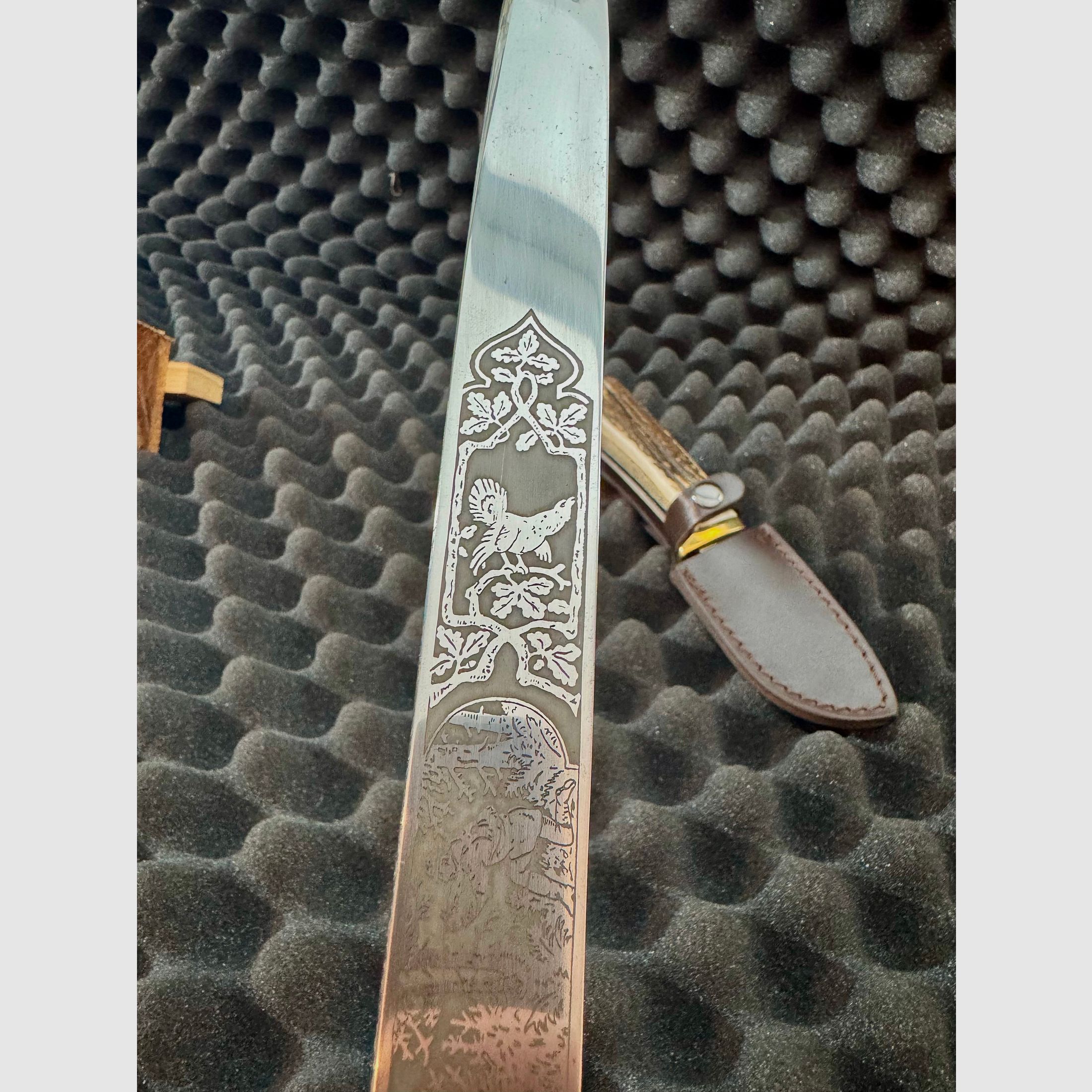 Deer knife Eickhorn Solingen, luxury version