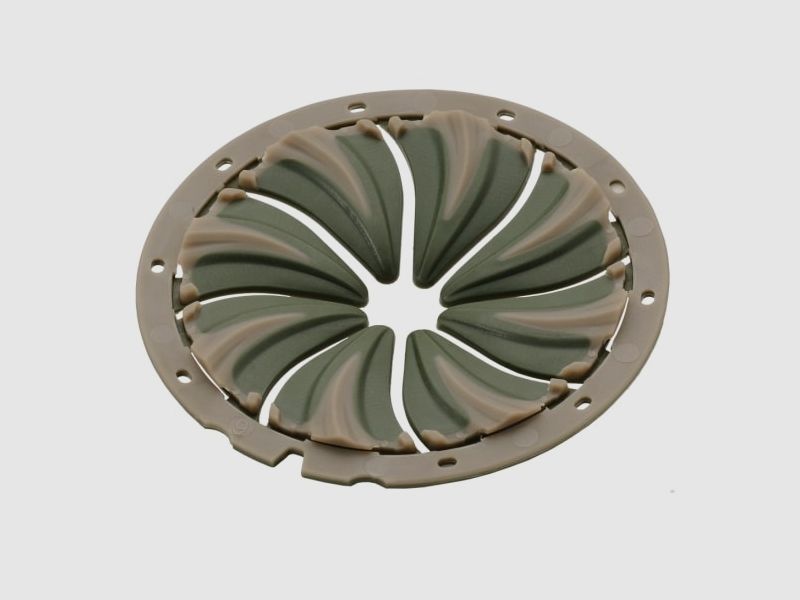 DYE Rotor / LT-R Paintball Hopper Snelle Voeding (olijf/tan)