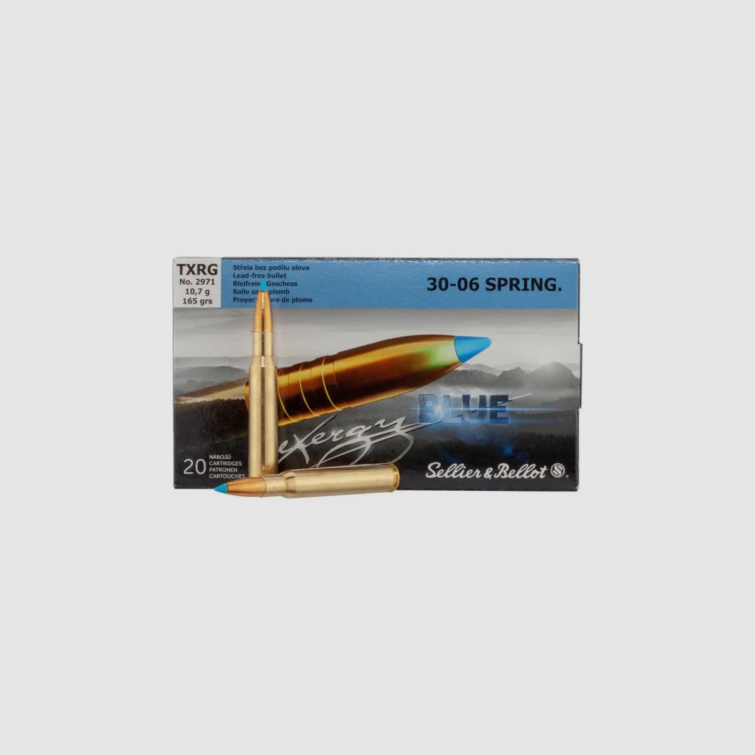 SELLIER & BELLOT 30-06SPR. TXRG - 165GRS. - 20 SCHUSS - Loodvrij