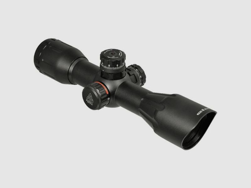 Celownik do kuszy UTG 4x32mm Czerwony/Zielony Krzyż