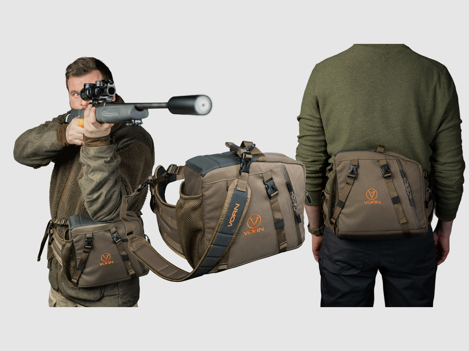 VORN SR10 sac banane avec appui de tir intégré, image 7 sur 12