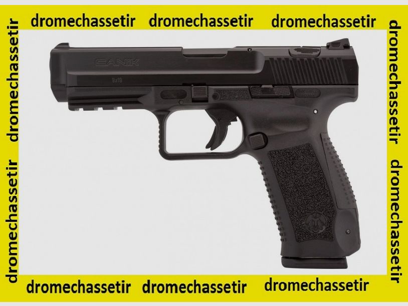PISTOLET SEMI AUTOMATIQUE CANIK TP-9 SA, CAL 9X19 AVEC HOLSTER ET MALETTE