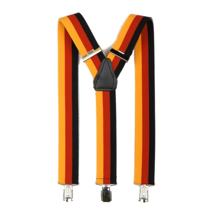Bretelle con clip "Germania" (strisce)