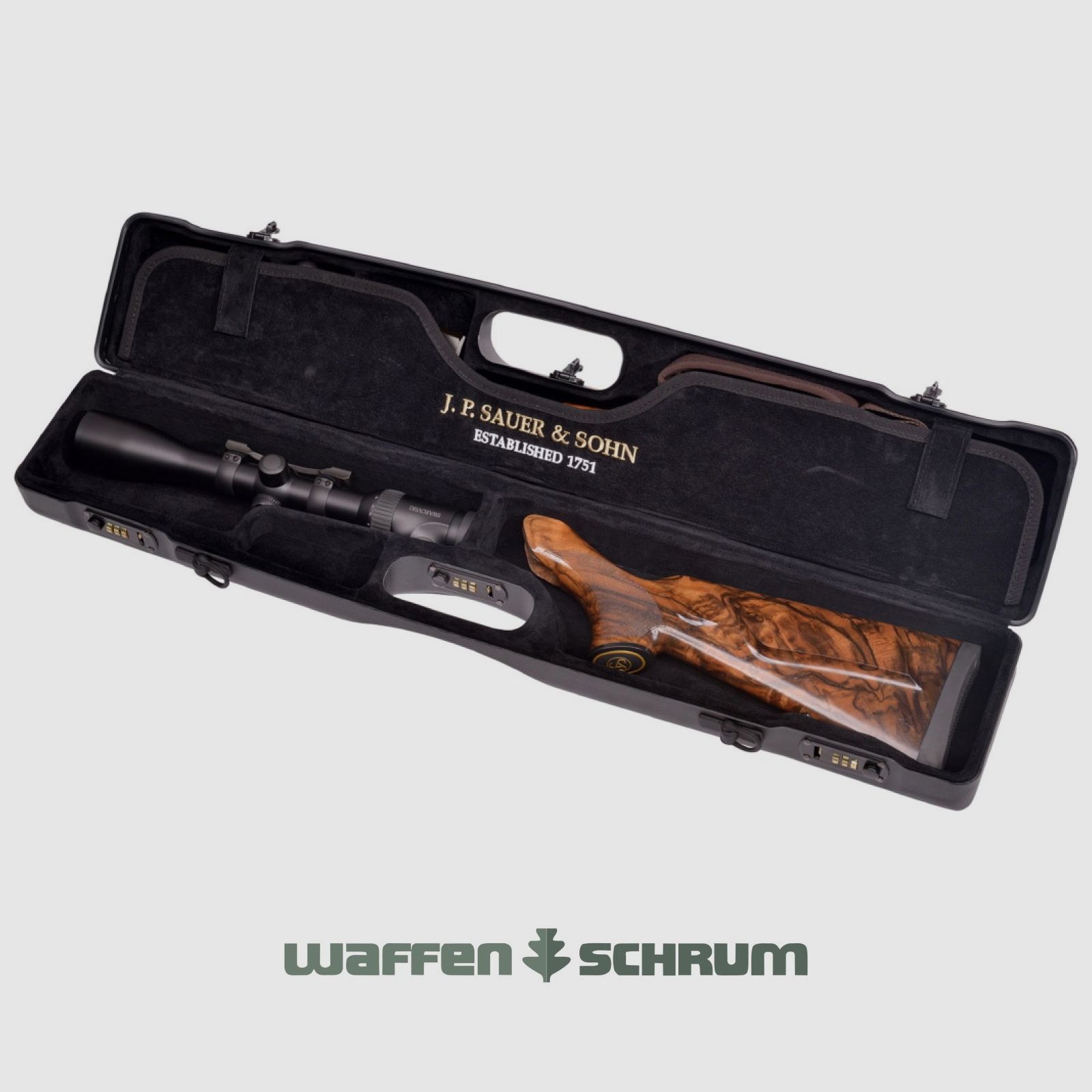 Sauer ABS Compact Case I für die Sauer 404 / 303 83x16x12cm Für eine Waffe - ein Zielfernrohr