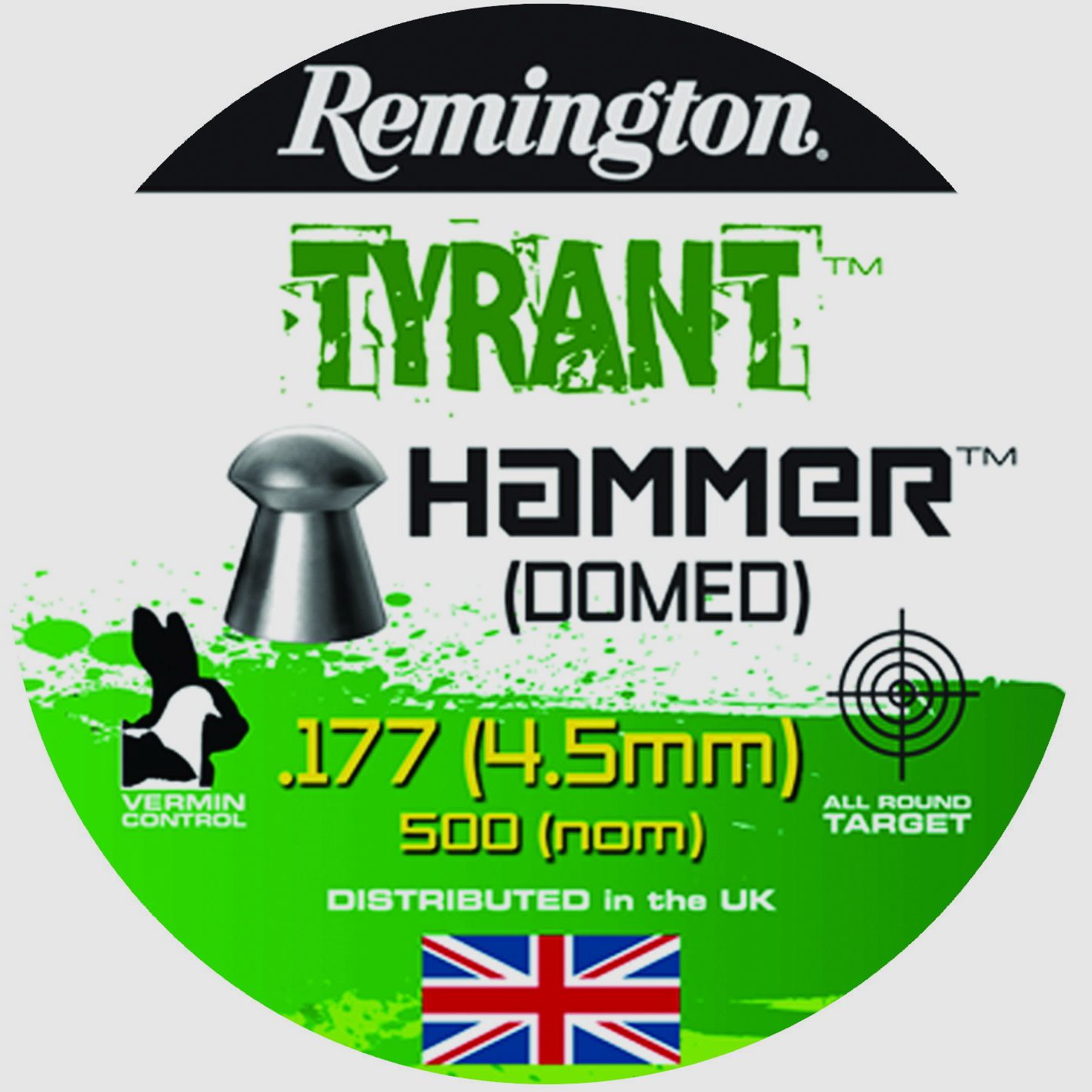 Remington Tyrant Hammer Domed Kal. .177 / 4,5mm, 500 Schuss