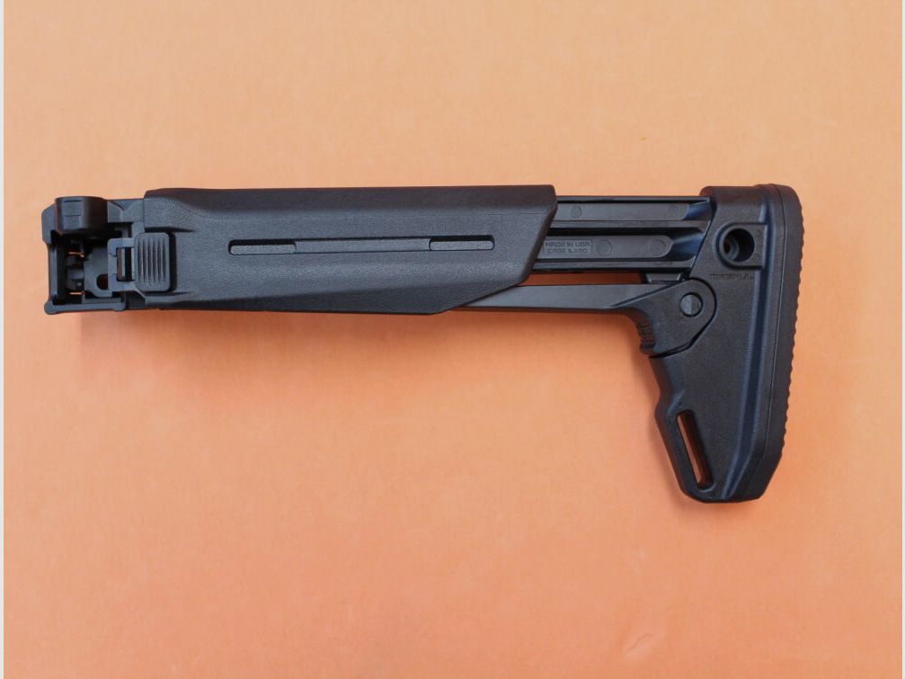 Magpul Kalashnikov AKM: Culata Zhukov-S Magpul (MAG585-BLK) Polímero Negro con soporte lateral plegable