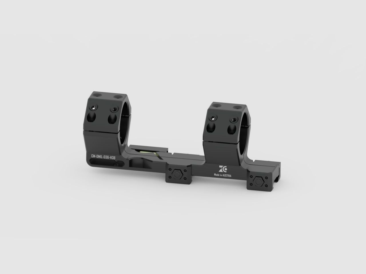 ZCO Zero Compromise Montage BH 38mm verlängerte Ausführung Cantilever-Montage 6 Mil Schwarz