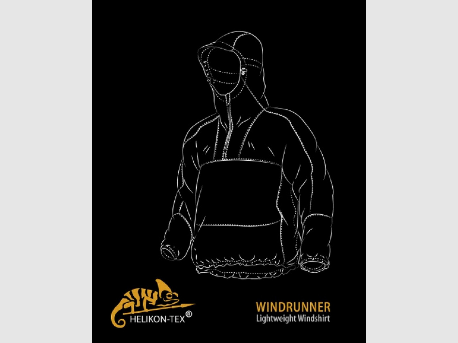 HELIKON-TEX WINDRUNNER® Light Windshirt-WindPack® US WOODLAND