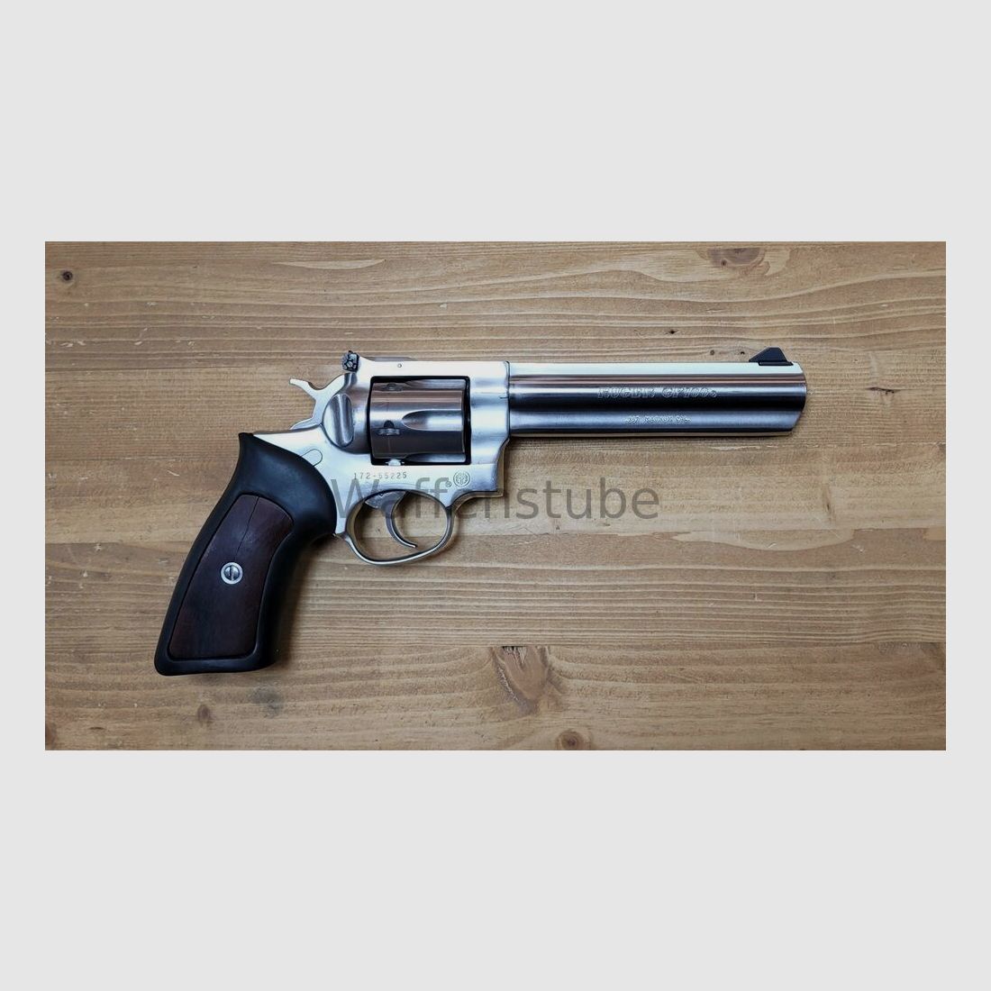 Ruger	 GP 100 - stainless - LL 6''