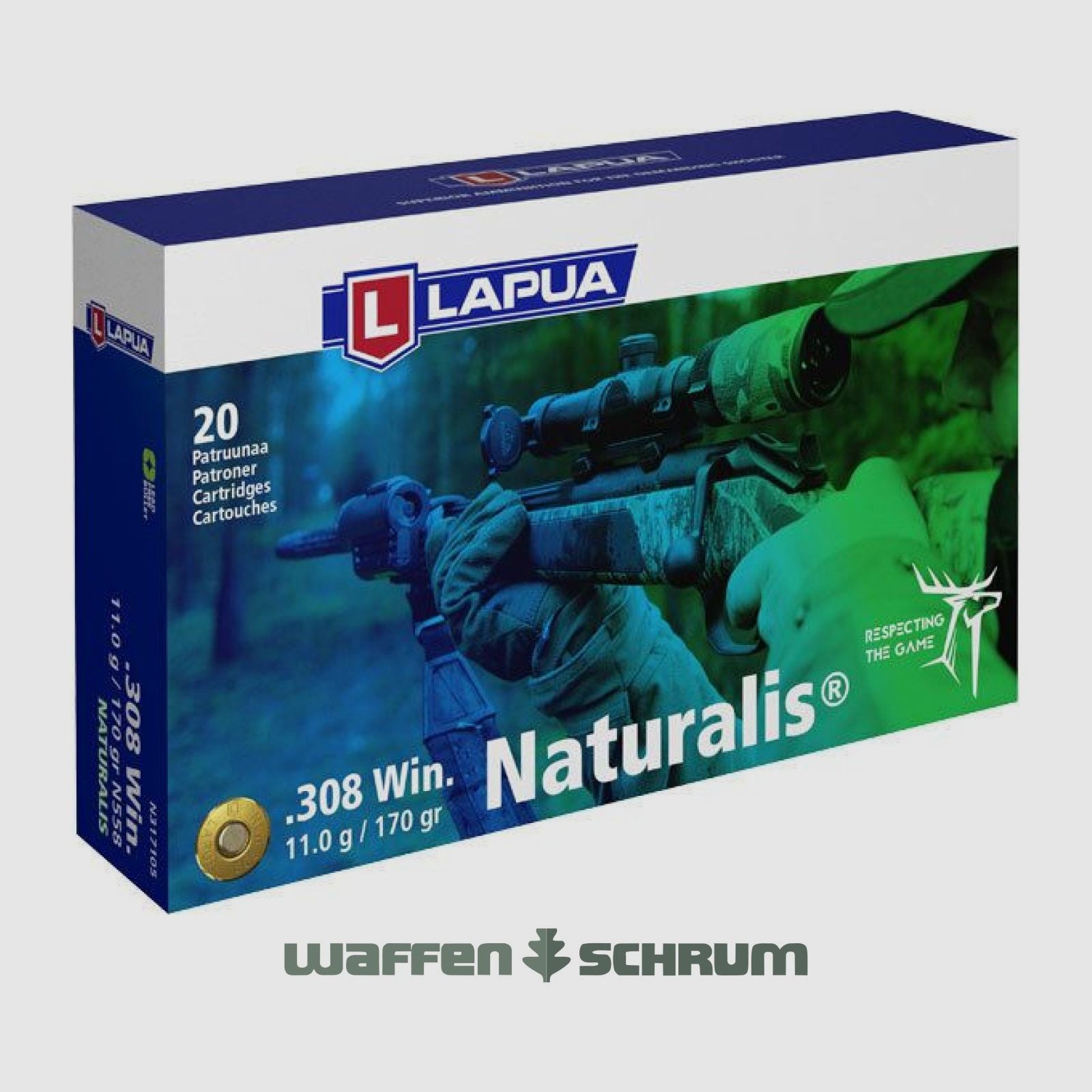 Lapua Naturalis 11,0g - 170gr. .308Win