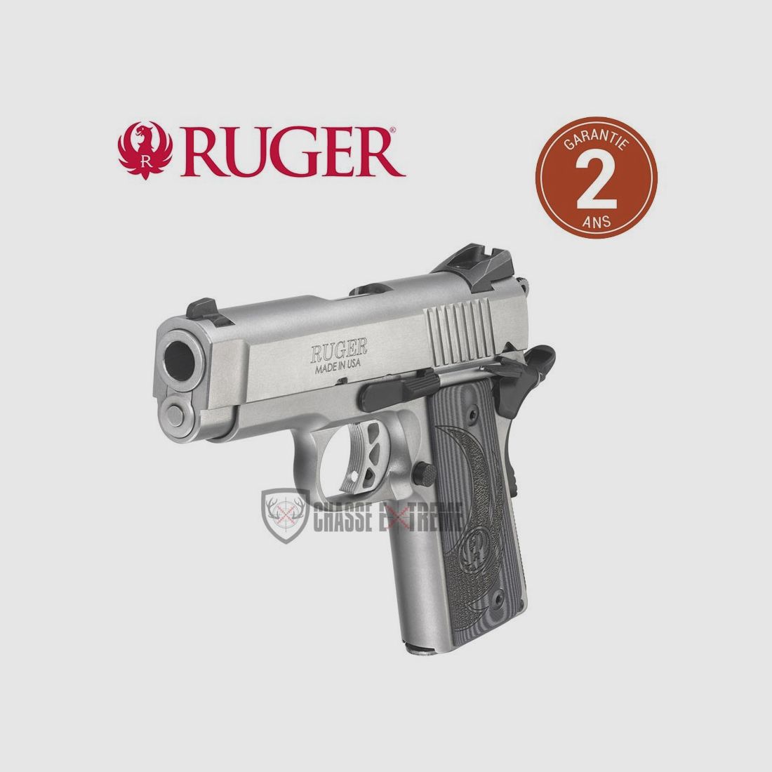 Pistool RUGER SR1911 Officer 3,6" kaliber .45 Auto, afbeelding 3 van 3