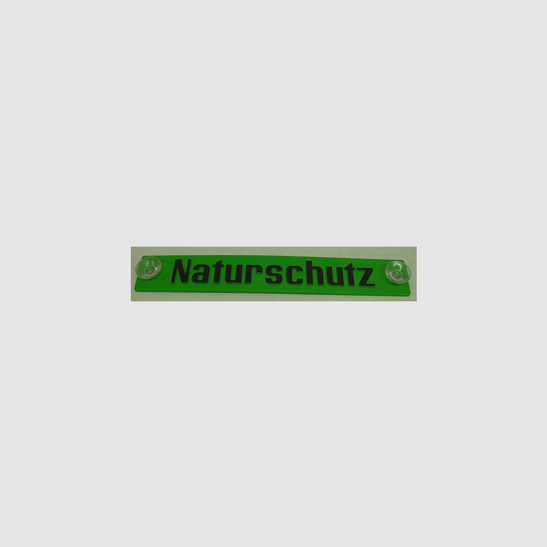 Hinweisschild Naturschutz - Kunststoffschild m. 2 Sauger
