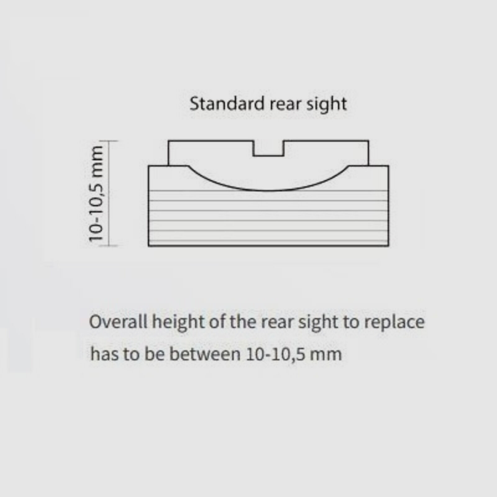 Zestaw celowników LPA TXT srebrny Fiber S&W K/L