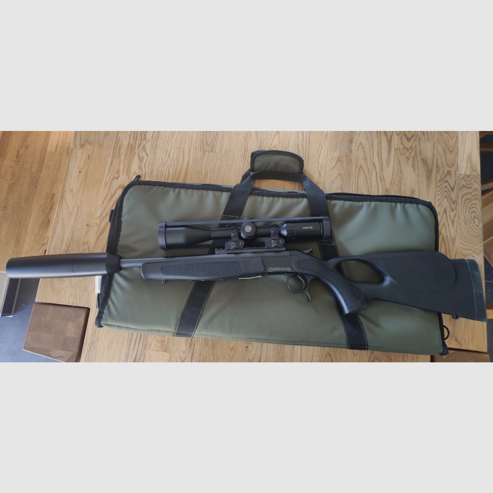 Bergara BA 13 TD complete set with scope and suppressor caliber .308 Win 16" barrel length