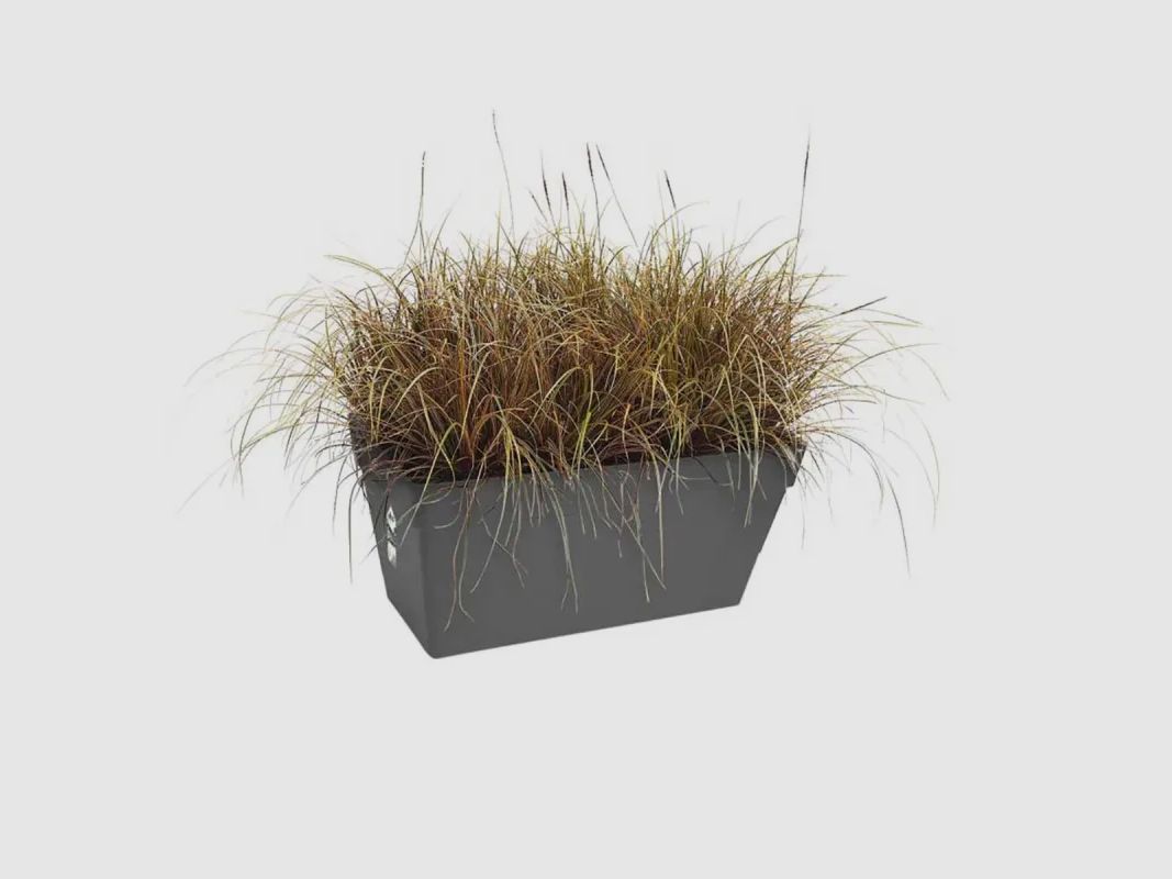 Set aus 2 Pflanzkästen 70 cm Elho® - Grau - Integrierter Wassertank, Bild 3 von 7