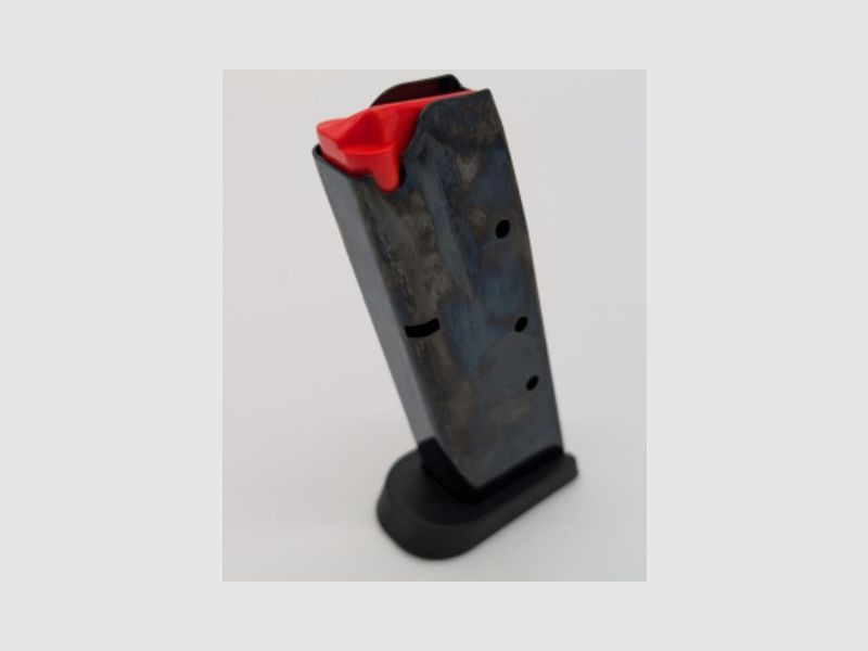 MAGAZIN TANFOGLIO Kal. 9MM mit POLYMER-BODEN für SMALL STAHL-GEHÄUSE mit 17 SCHUSS