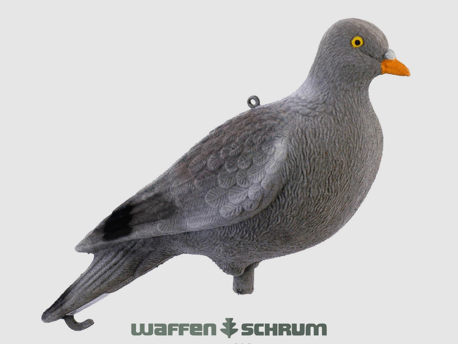 Vollkörper-Locktaube beflockt