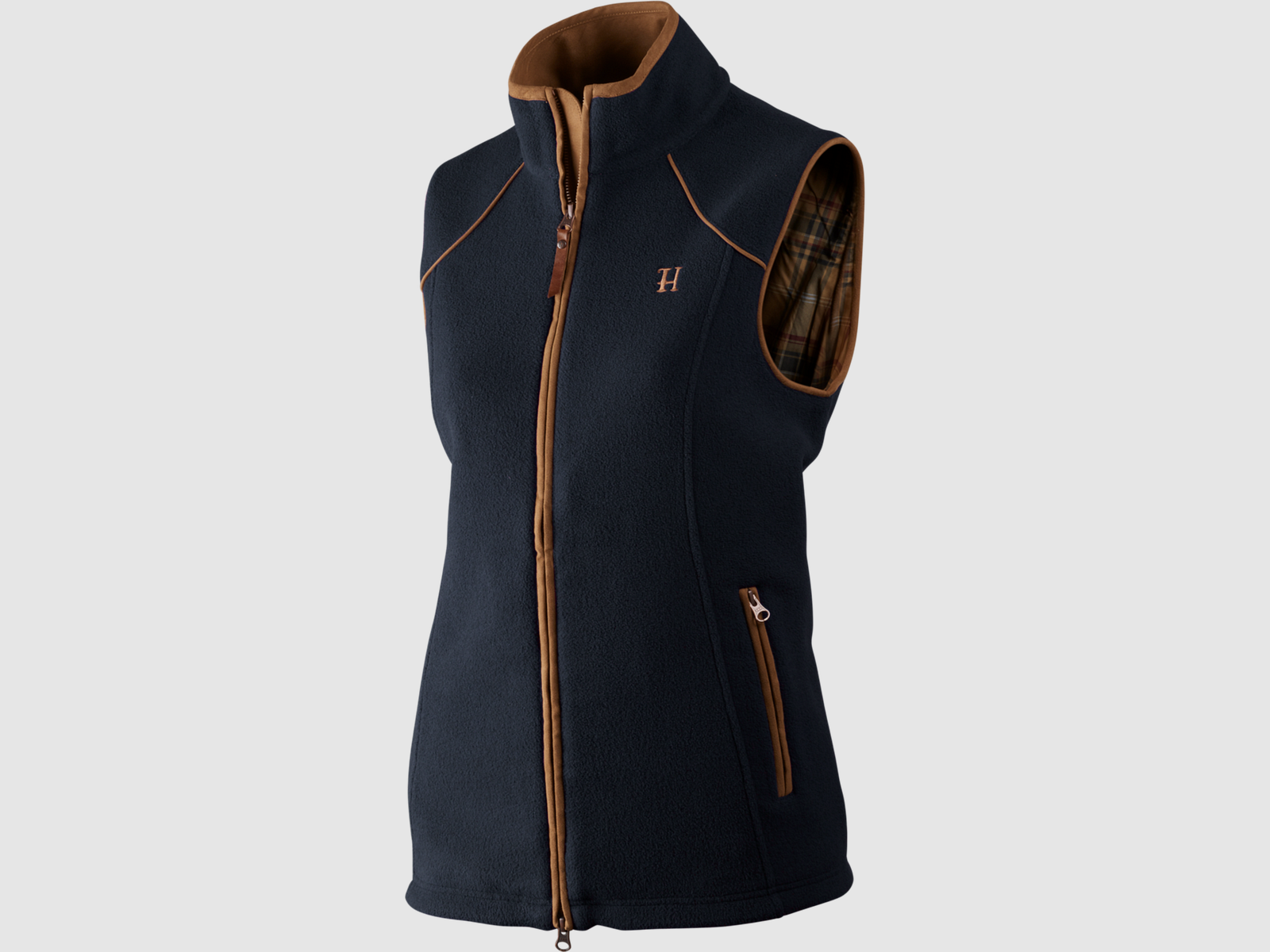 Härkila Sandhem Damen-Fleeceweste Bodywarmer – Dark navy melange