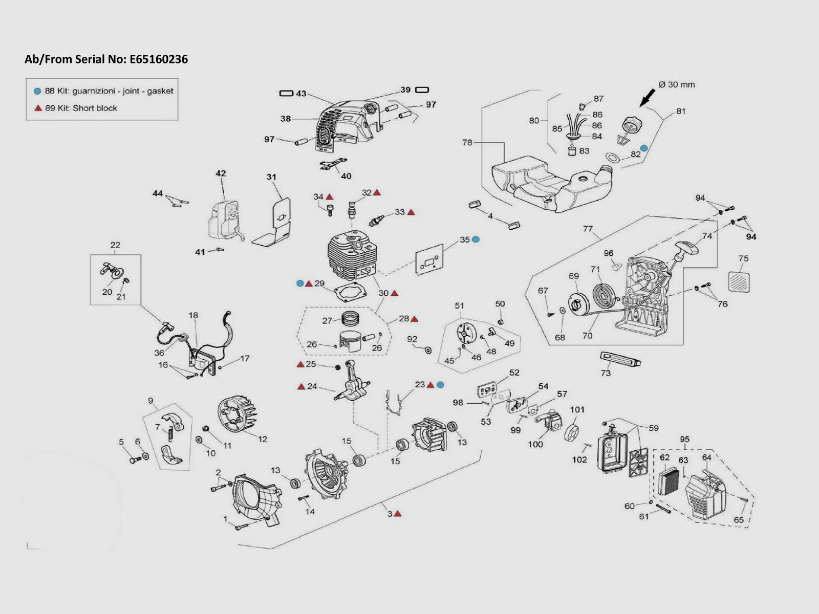 Eder gumowy tłumik krótki do wciągarki spill 1200 i 1800