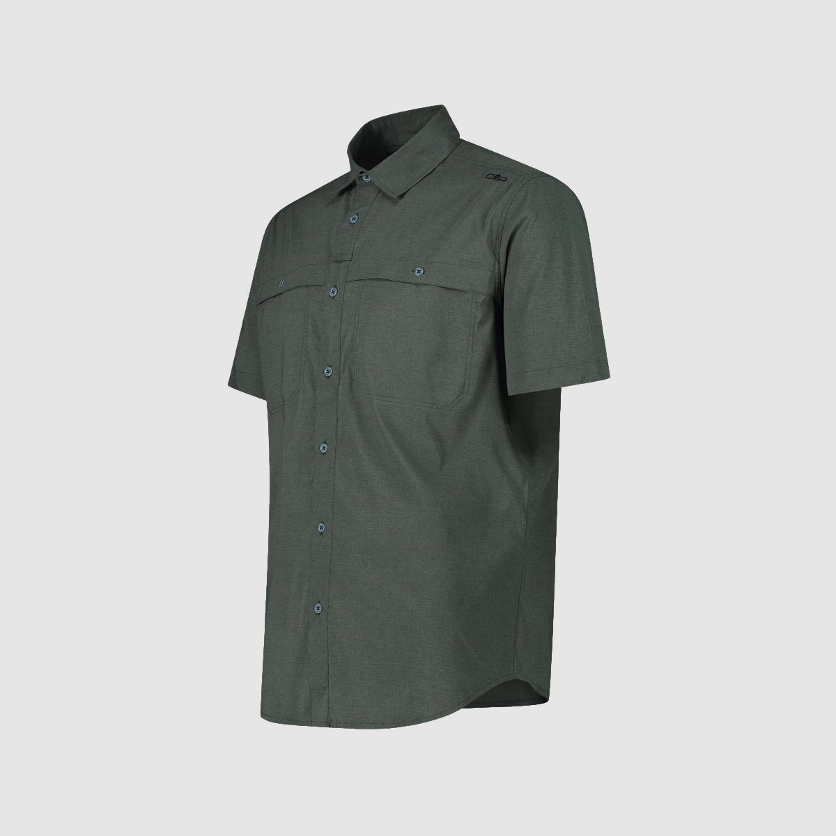 CMP Heren Korte Mouwen Shirt van Stretchmateriaal