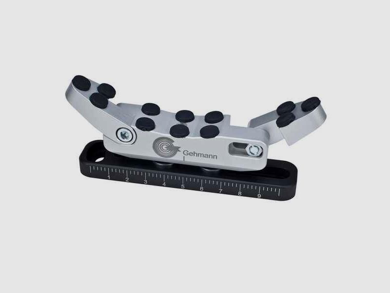 Schaftkappe Alu Position, schwarz/silber