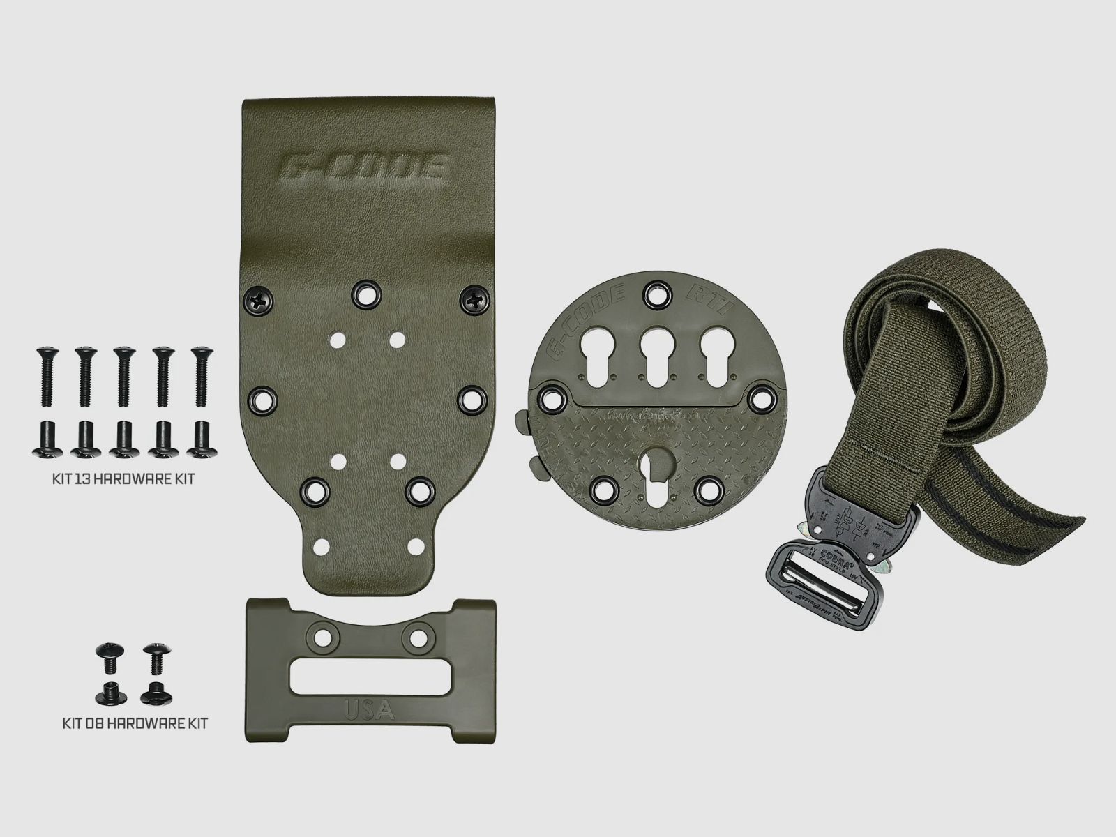 RTI Optimal Drop-pistoolplatform – GEEN RTI Wheel – standaard beenriem – Multicam, afbeelding 2 van 5