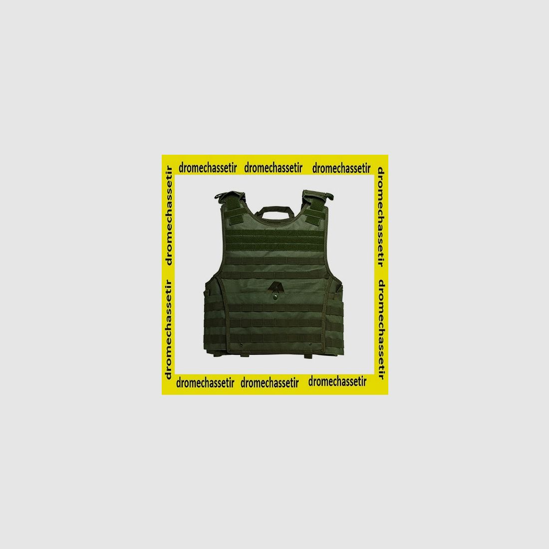 Taktische Weste Expert Plate Carrier mit Molle-Schlaufen, Größe 2XL, Khaki