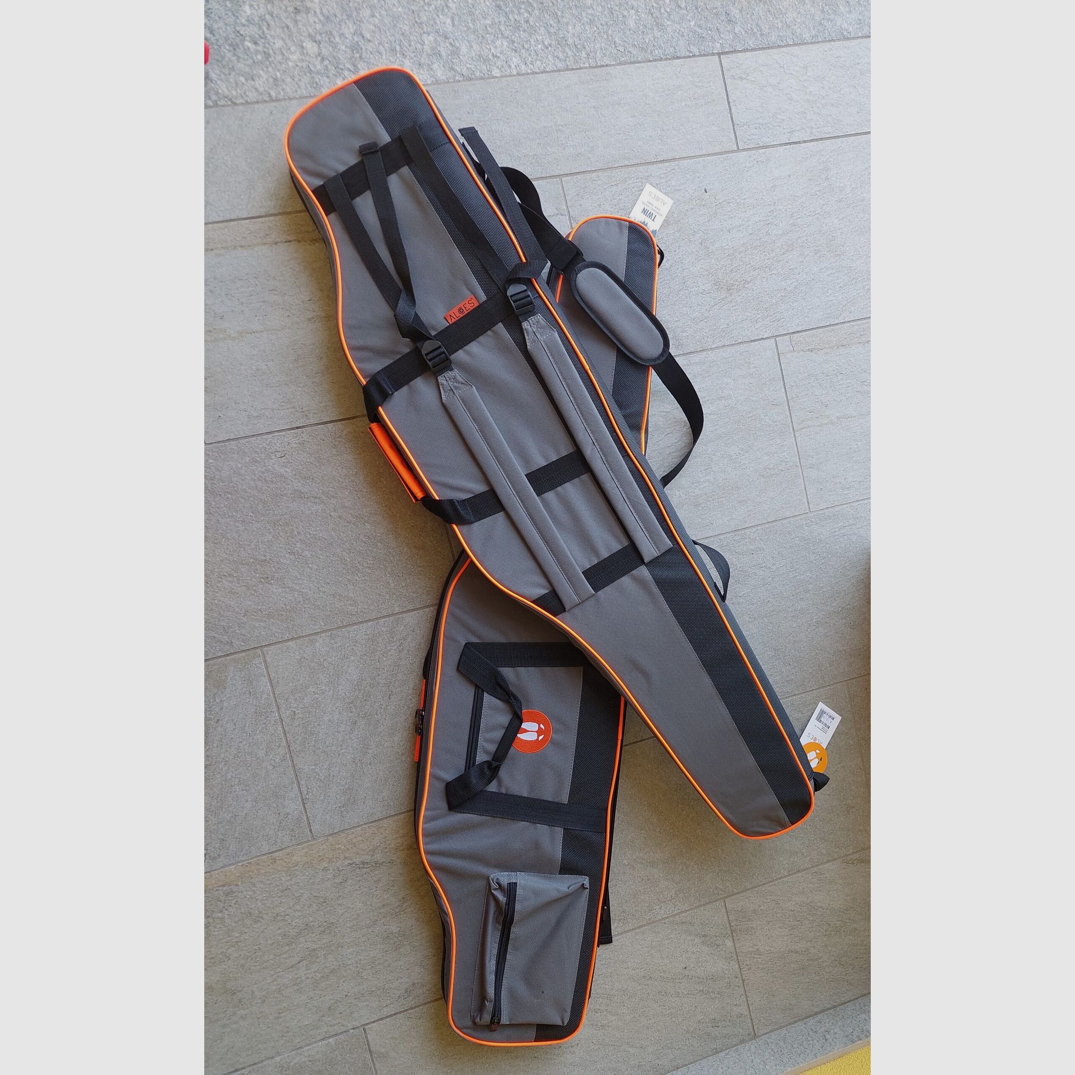 Gepolsterte Tasche mit Trägern