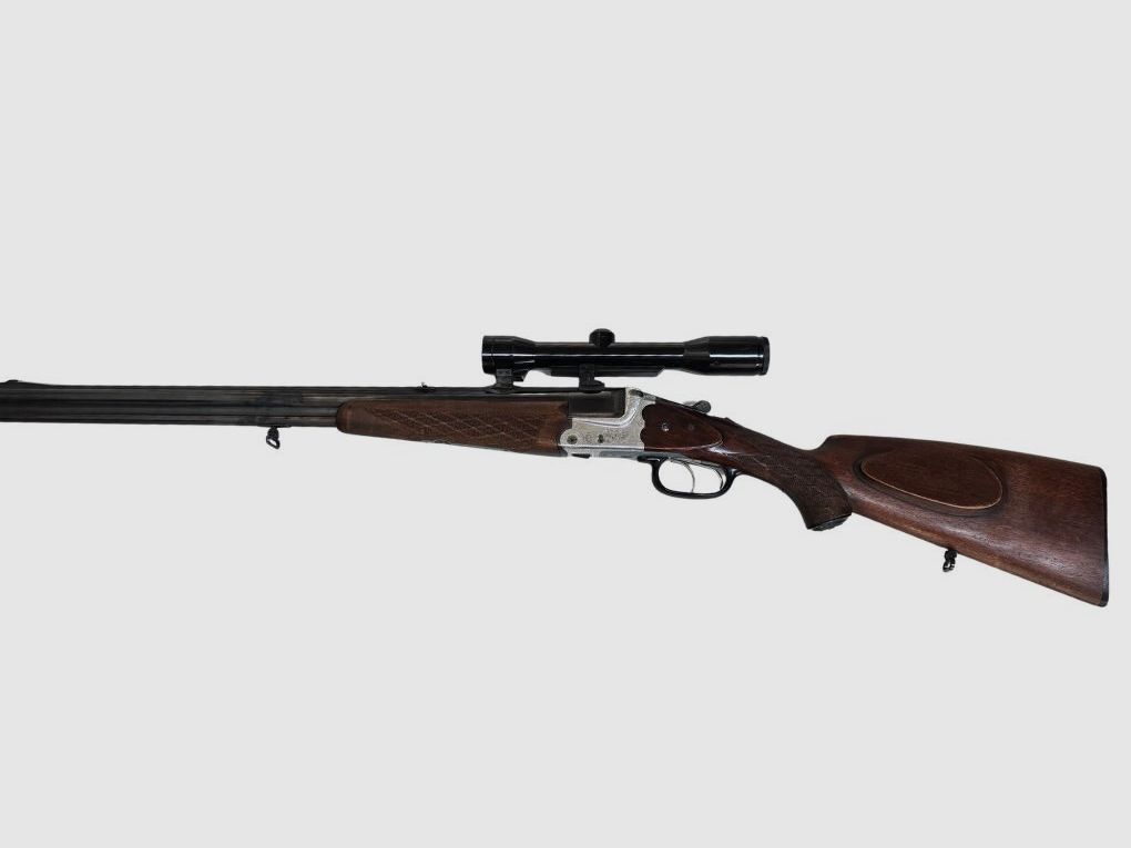 gebr. HEYM Bockbüchsflinte mit SEM montiertem Hensoldt 4x32, Zustand: Gut, Kaliber: 16/70, Bild 2 von 6