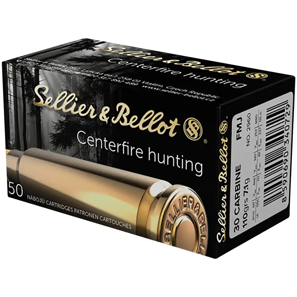 Munitions Sellier & Bellot FMJ, 7,1 g .30 Carbine