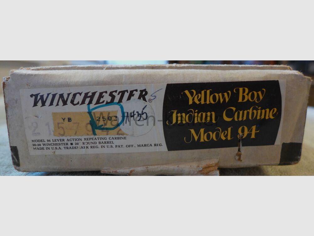 Winchester 94 - Yellow Boy Indian Carbine