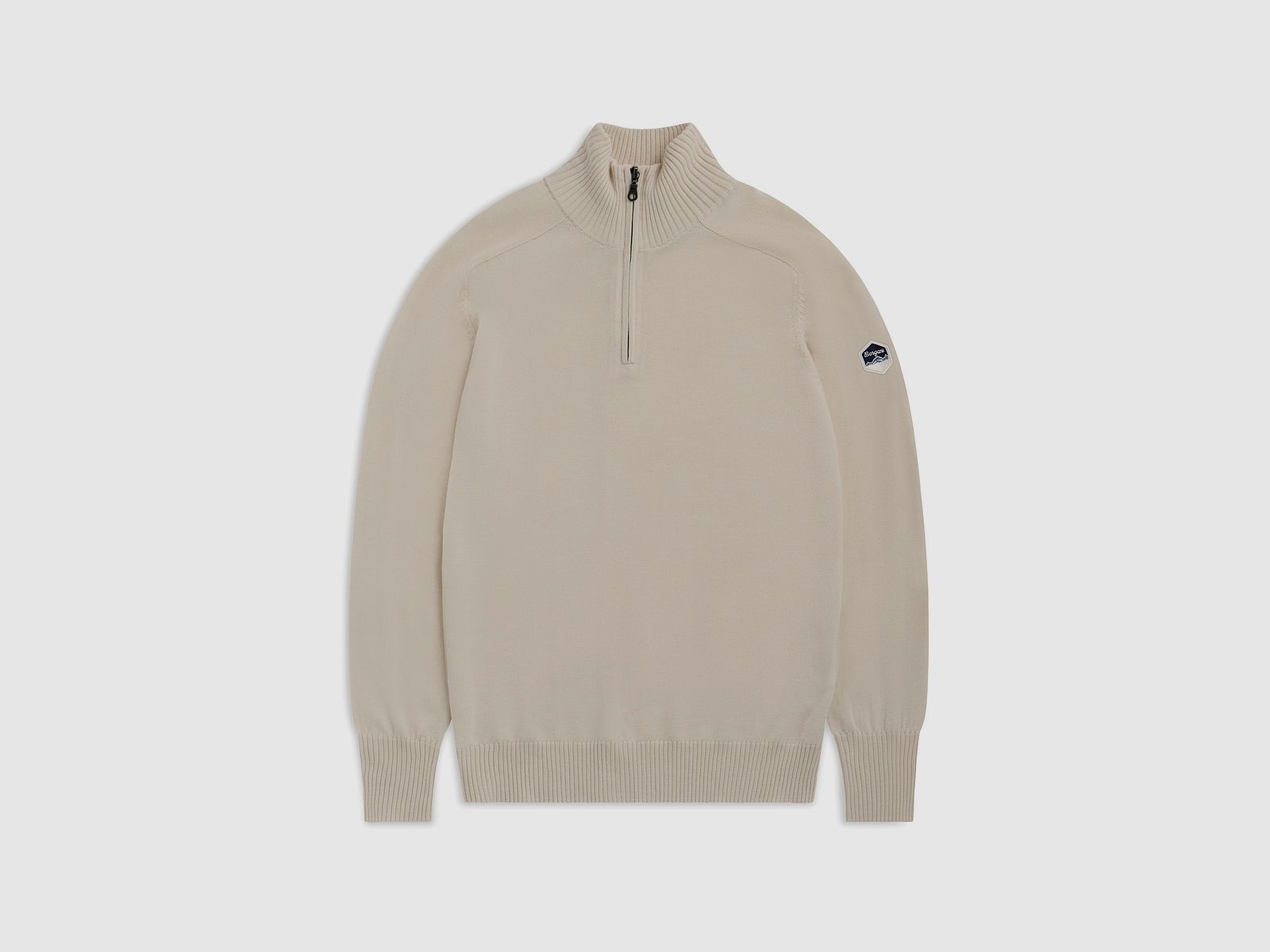 Bergans Minde Half-Zip Wool Sweater Men Cream M