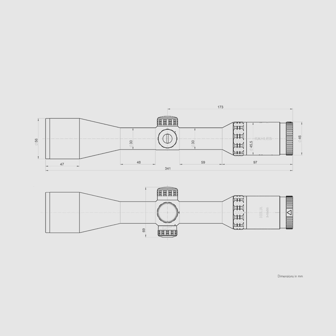 KAHLES HELIA 2-10x50i
