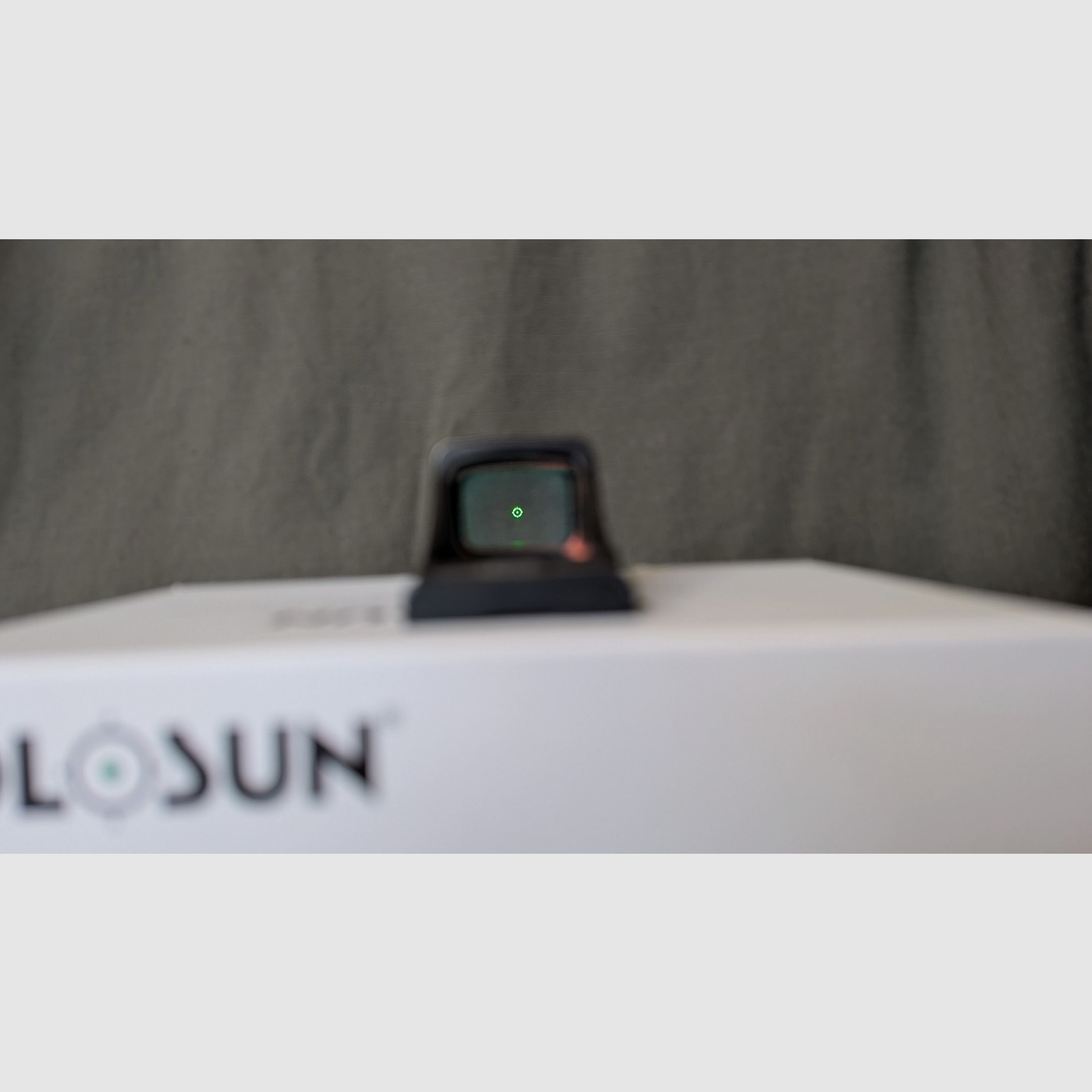 Holosun SCS-MOS-GR, red dot sight, Glock MOS, titanium, green reticle, image 5 sur 7